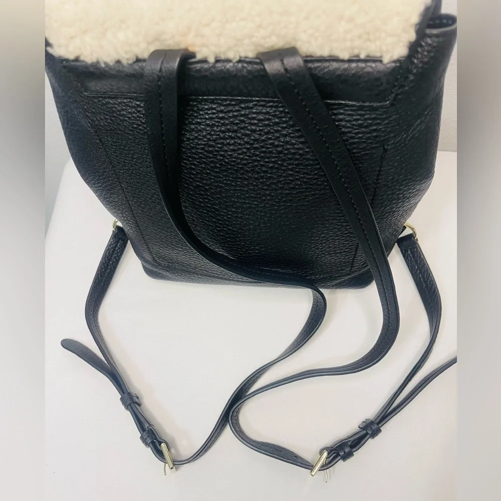 Kate Spade RARE New York Hayes Street Shearling Teba Backpack - Picture 8 of 17